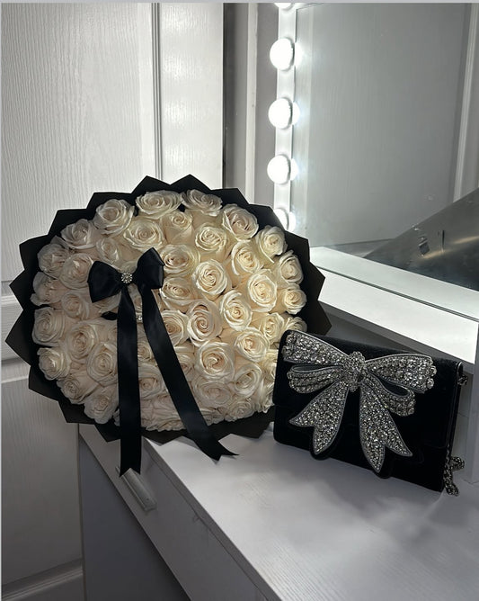 Simple 1 Color Rose Bouquet 🖤